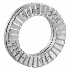 Nord-Lock 1523 Wedge Lock Washer, For Screw Size 5/16 In Steel, Advanced