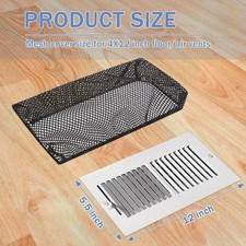 2 Pcs Floor Register Vent Cover Filter Net