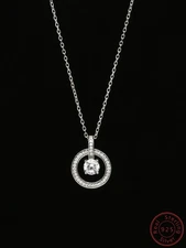 Turning Luck & Style: 925 Sterling Silver "Fortune's Turn" Fashion Necklace