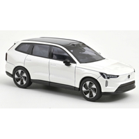 Volvo EX90 2024 Crystal White Pearl 1:43 Norev Auto Stradali -D- Neues Modell
