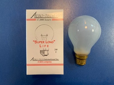 AERO Tech ''Super Long Life'' 17,000 hours  B22D 40W GLÜHLAMPE  Matt Glühbirne