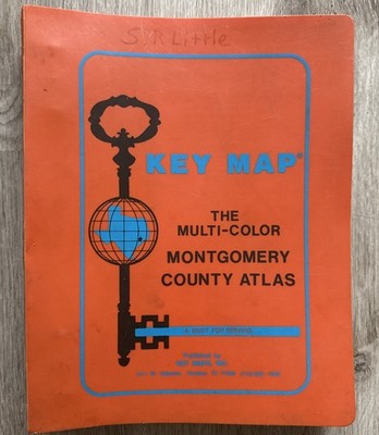 Vintage Key Map_ Montgomery County Atlas 3rd Edition_ Texas Real Estate