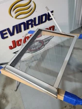 1992 Larson All American 190 Boat Windshield Window Glass Walk Through Starboard