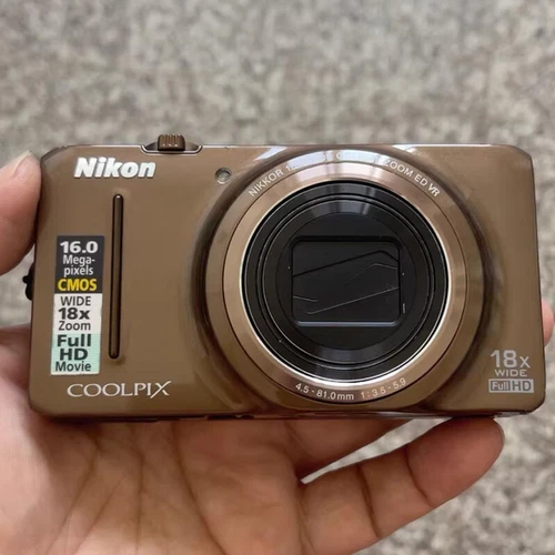 Nikon COOLPIX S9200 16MP 18x Optical Zoom Digital Camera Brown -90% New