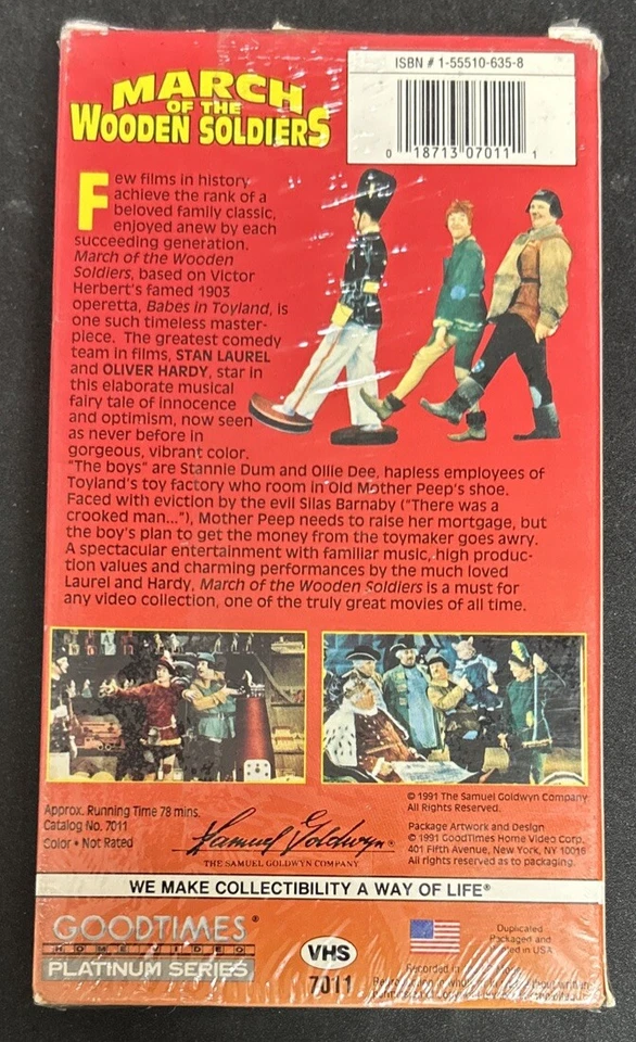 March Of The Wooden Soldiers Laurel & Hardy Original Babes In Toy Land (Sealed) - Image 2 of 4