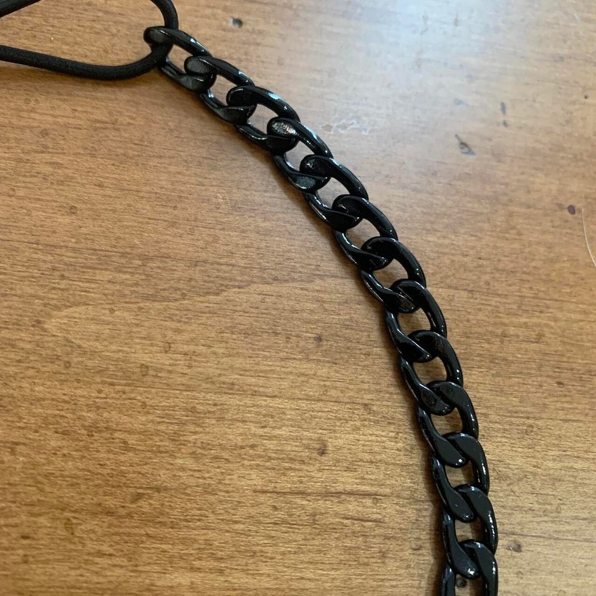 Juicy Couture Pam & Gela Black Chain Headband New with Tags 