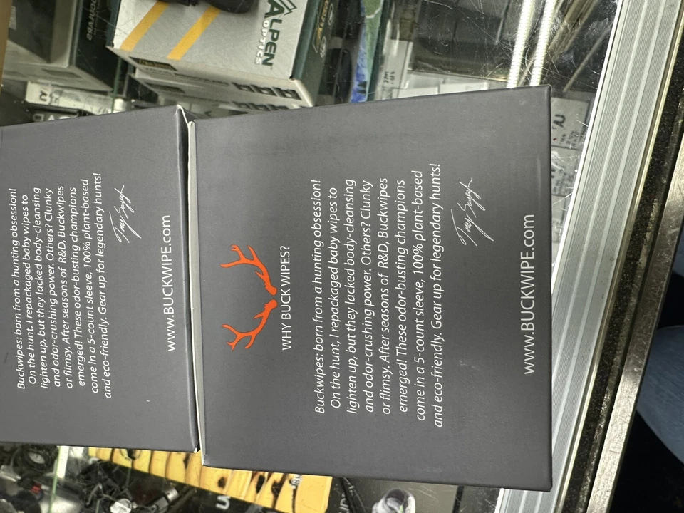 BRAND NEW PACKAGE XL BUCK WIPES FOR THE HUNTER 8X8 XL 2 PACKS OF 7( 5 WIPE PACK) - Image 3 of 4