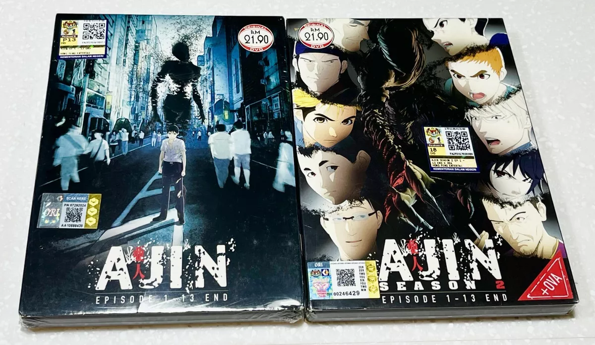 DVD Ajin Demi Human Season 2 Episode 1-13 End English Subtitle + TRACK  Shipping