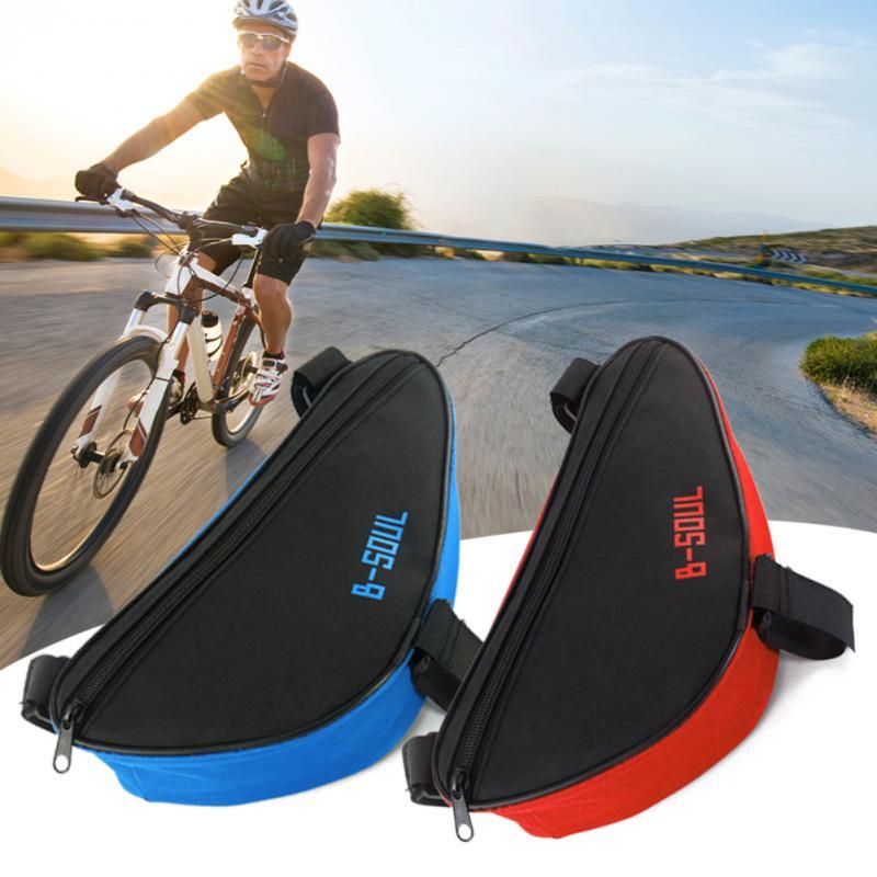 Bike Bicycle Bag Waterproof Triangle Bike Bag Front Tube Frame Bag Mountain Bike