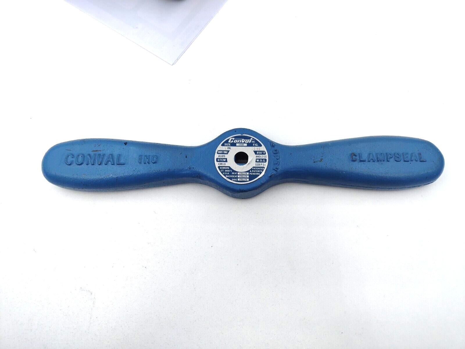 * Conval ClampSeal 1.5-12G2-A105 1.5" Y Globe Valve Series 1500 850F