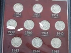 First Commemorative Mint:  Last Ten Years Mercury Dimes 1936-1945
