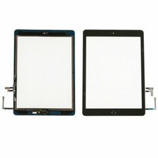 Black Touch Screen Digitizer Glass For 2017 iPad 5th Gen A1822 A1823 Home Button