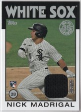 2021 Topps 1986 Relics Series 2 RC #86BRNM Nick Madrigal White Sox