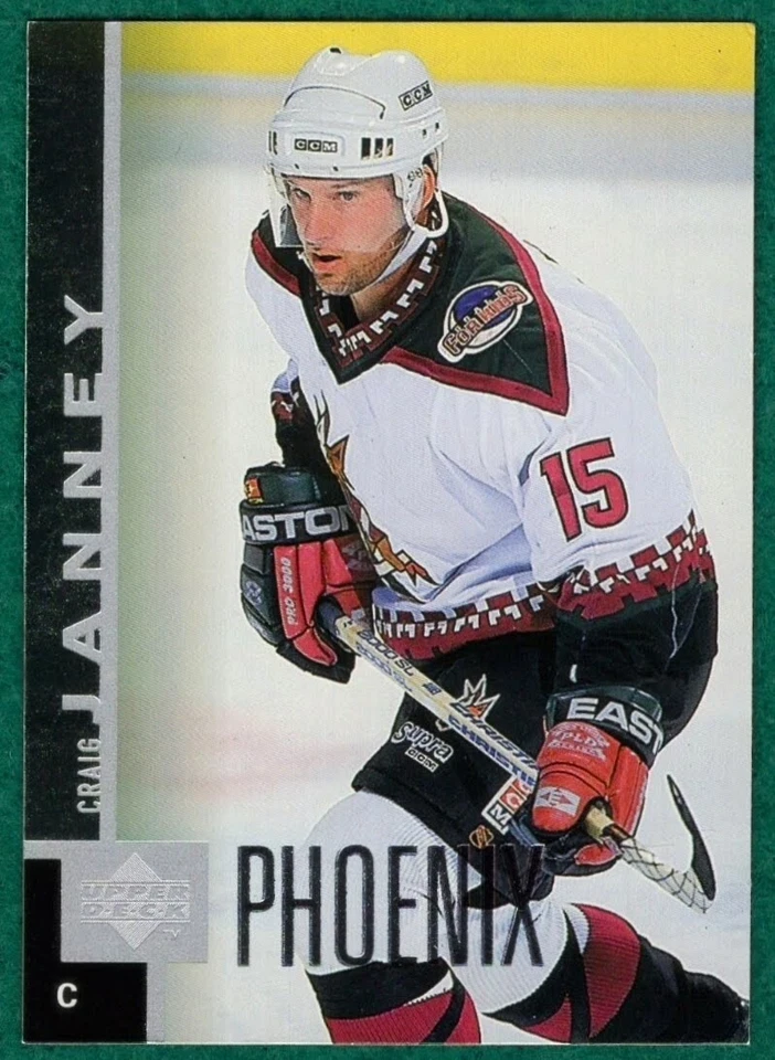 Craig Janney - 1997-98 Upper Deck #334 - Phoenix Coyotes Hockey Card - Image 2 of 3