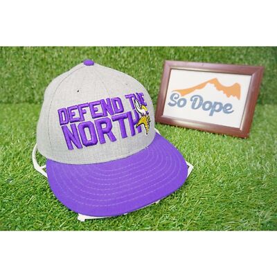 New Era Minnesota Vikings Defend the North Fitted Hat - Size 7 1/8