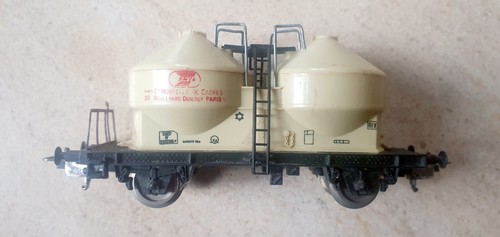 LIMA HO: Wagon Pulvérulents SNCF Cie Nouvelle de Cadre - Réf. 2803 (NON JOUEF) | Condition: Occasion