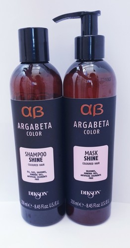 Dikson Argabeta Colored Hair Shine Shampoo + Mask, VEGAN Cosmetic
