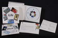 Apple iLife 08 MB015Z/A Computer Software Book in Box With iWork Trial CD Disc