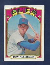  1972 TOPPS #145 DON KESSINGER  EX   .99 SHIPPING C295