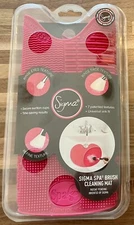 Sigma Beauty Makeup Brush Cleaner Mat Sigma Spa Express Silicone Suction Cups
