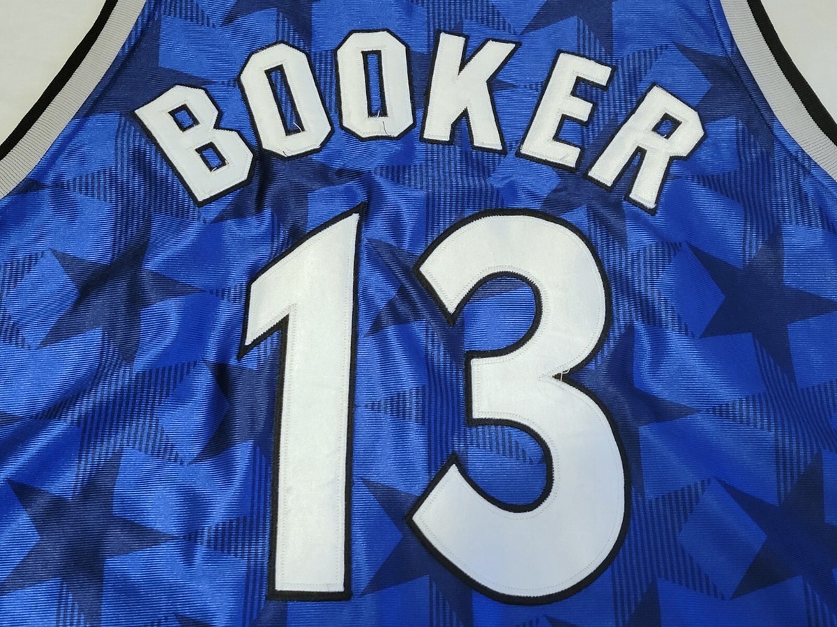 s*4様 激レア‼️ 刺繍‼️ NBAユニフォーム Orlando Magic AUTHENTIC sewn Champion Orlando Magic jersey #13 Booker blue