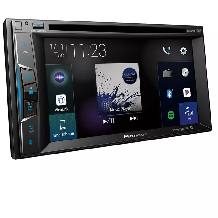 Pioneer AVH-1500NEX Double 2 DIN DVD/CD Player Bluetooth Mirrors