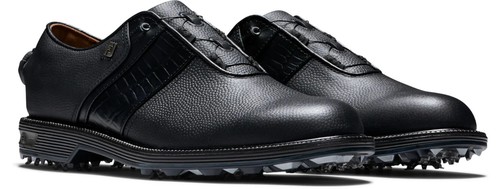 Scarpe da golf FootJoy Dryjoys Premiere Series Packard Boa nere 53920 BLEMS 8 LARGHE - Foto 2 di 6