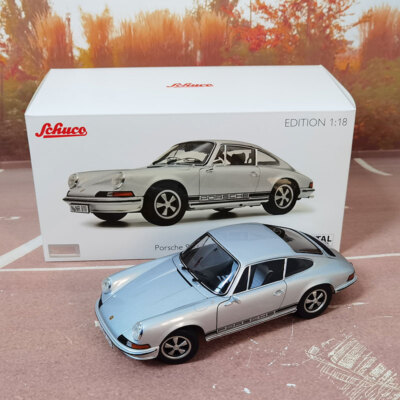 Schuco 1/18 911 S COUPE Diecast Car Model Gifts Collection Silver