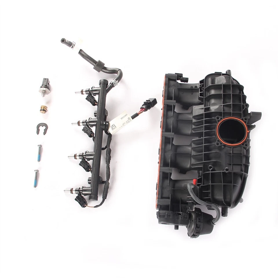 Intake Manifold &Fuel Injection Rail Kit Fit For VW Beetle Golf Tiguan Audi Q5 - Image 3 of 4