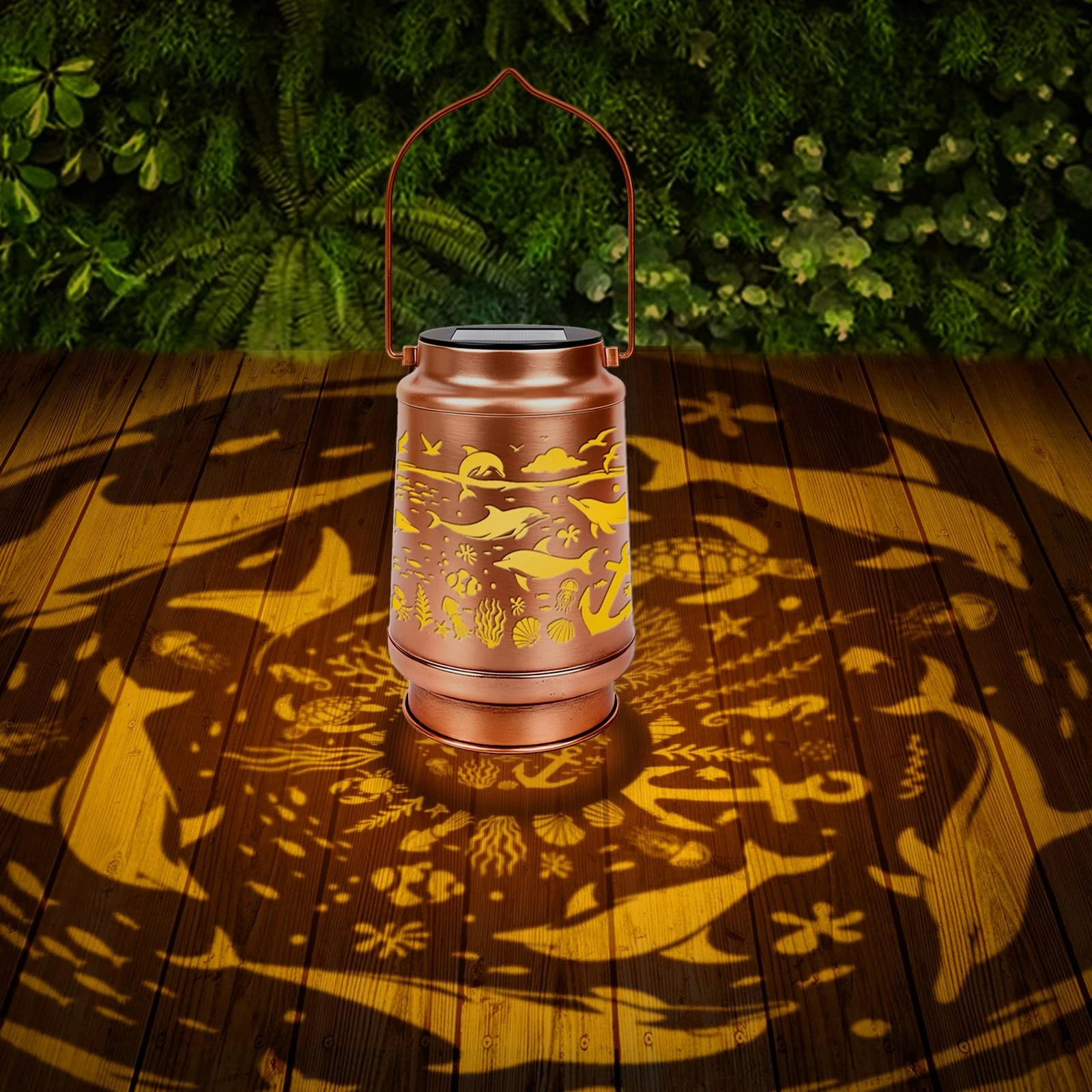 Dolphin Solar Lanterns Outdoor Waterproof - Dolphin Garden Decor Gifts for Me...