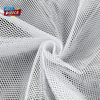 63 X 59 Inch White Mesh Fabric, Slightly Stretch Mesh Fabric Cuttable Netting Fa