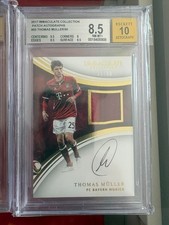 2017 Panini Immaculate Collection Thomas Müller /50 Player-Worn Patch, On-Card