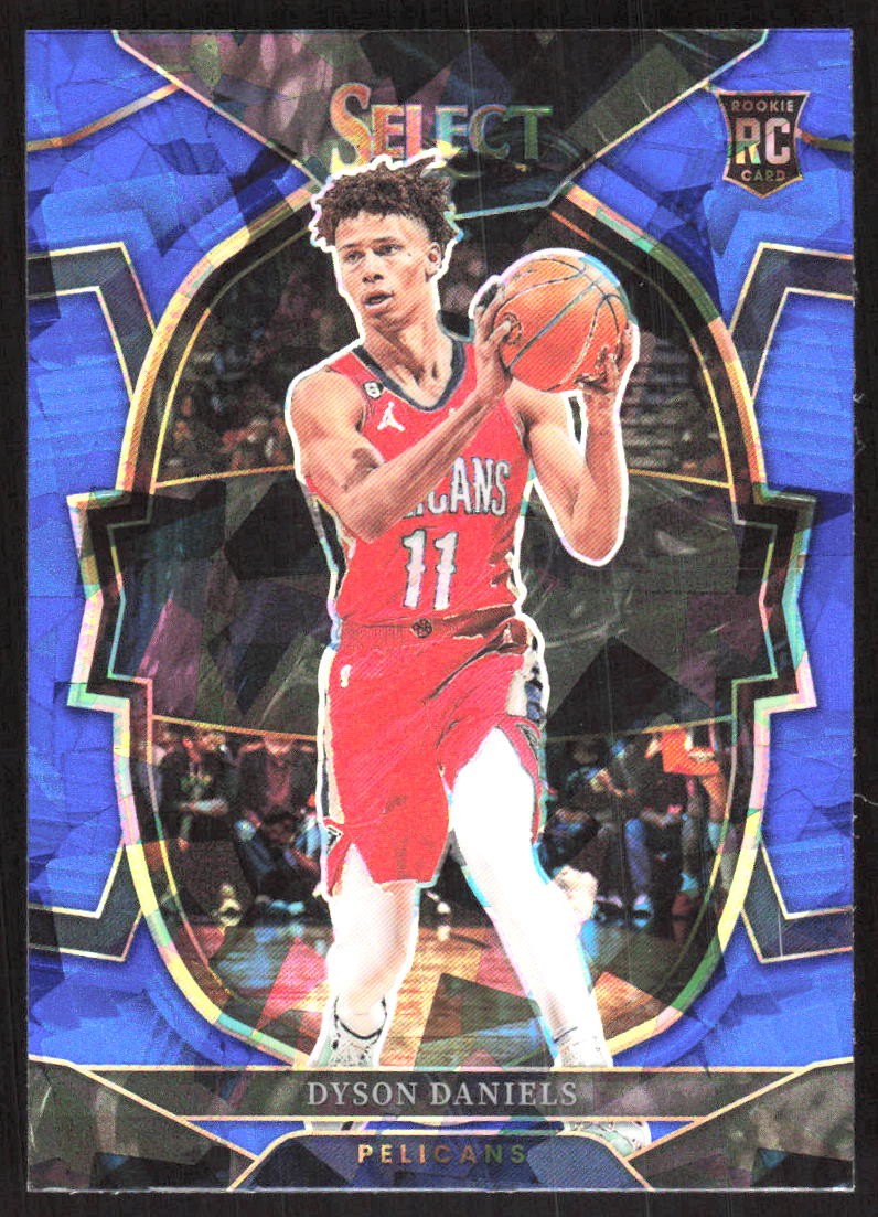 5029I 2022-23 Panini Select #67 Dyson Daniels Blue Cracked Ice Prizms