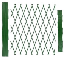 3 x Expandable PVC Plant Support Trellis Climbing Fence Panel Wall Lattice