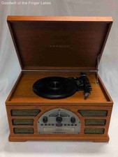 Crosley CR66 Combo Record/CD/Cassette Tape/AM/FM Radio - POWERS ON, UNTESTED