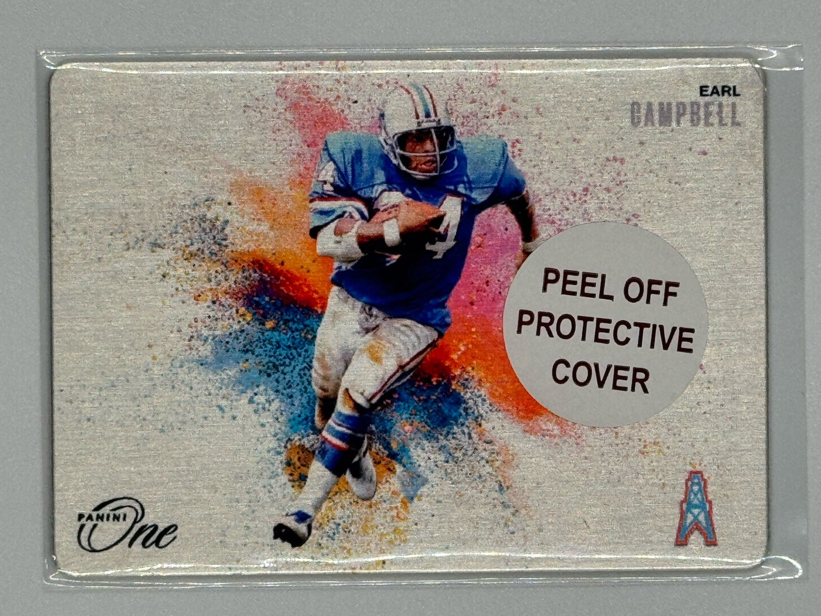 2024 Panini One Earl Campbell Colorblast Case Hit Titans/Oilers HOF CB-ECL SSP