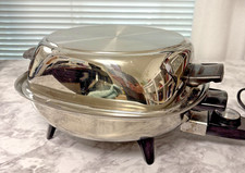 Aristo Craft Electric Skillet Stainless Steel w Lid w Legs