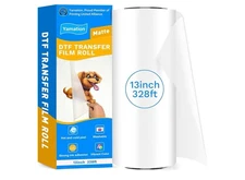 Yamation DTF Transfer Film Roll: 13inch 328 ft Premium Double-Sided Matte Finish