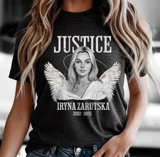 Iryna Zarutska Memorial RIP T-Shirt Sublimation Design Tribute Graphic Tee