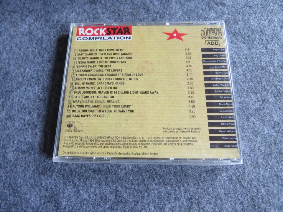 Various Artists - Rock Star Compilation Vol . 1 ( 1992 ) incl. Bonnie Tyler - Bild 2 von 2