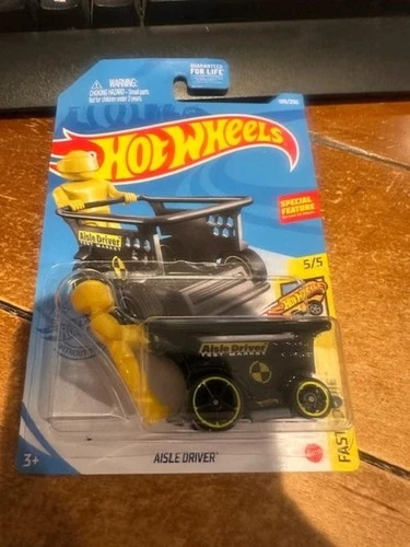 2021 Hot Wheels Fast Foodie Aisle Driver #109 Black/Yellow