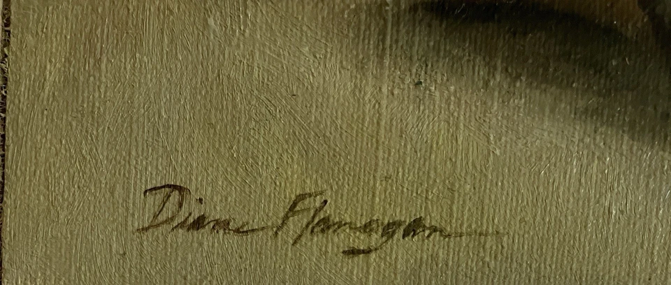 Pintura al óleo original de bodegón firmada por el artista 8x10 lino a bordo Foto 2 de 4