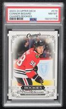 2023-24 Upper Deck Extended Series Champs Rookies Connor Bedard #C-19 PSA 8 0uo1
