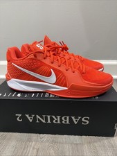 Nike Sabrina 2 TB Promo Team Orange White HM5038-801 Women's Size 10.5 Mens 9