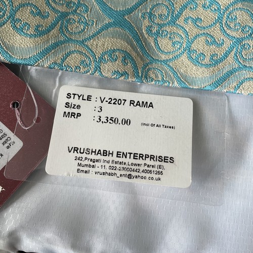 Robo Fry Sherwani Wedding Party Indian Boys Kurta Pajama Size 3 Kama New NWT - Picture 8 of 13
