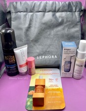 Sephora Gift Bag 7psc Set Glow Recipe, Ouai, Bondi Sands Description New No Box