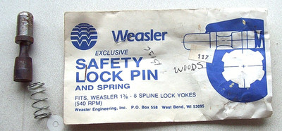 Woods 117 Lock Pin and Spring Kit ~ Surface Rust ~ Free Shipping