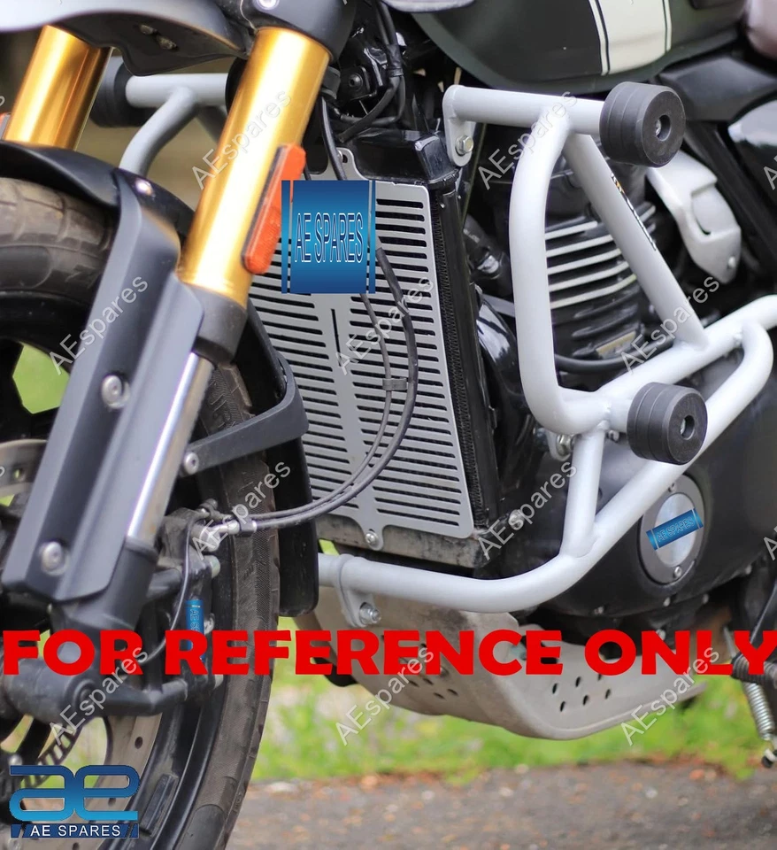 Front Radiator Grill Guard Protector Red For Triumph Speed 400 Scrambler 400 X view 5