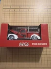 Coca Cola Vintage Fire Engine Red Truck In Original Box