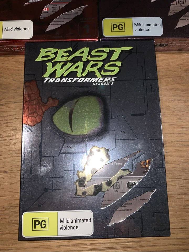 Beast Wars Transformers Season 1 2 3 - Complete Series - Region 4 DVD Free Post - image 4 of 4